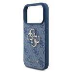 Guess iPhone 17 Pro Backcover hoesje - 4G - Big Metal Logo - Blauw - Afbeelding 7