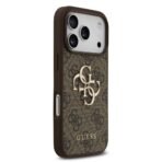 Guess iPhone 17 Pro Backcover hoesje - 4G - Big Metal Logo - Bruin - Image 2