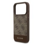 Guess iPhone 17 Pro Backcover hoesje - 4G Bottom Stripe - Bruin - Image 6