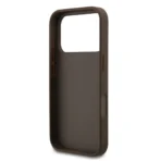 Guess iPhone 17 Pro Backcover hoesje - 4G Bottom Stripe - Bruin - Image 5