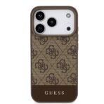 Guess iPhone 17 Pro Backcover hoesje - 4G Bottom Stripe - Bruin - Image 2