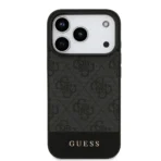 Guess iPhone 17 Pro Backcover hoesje - 4G Bottom Stripe - Grijs - Image 2