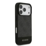 Guess iPhone 17 Pro Backcover hoesje - 4G Bottom Stripe - Grijs - Image 4