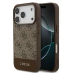 iPhone 17 Pro hoesje Guess bruin