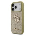 Guess iPhone 17 Pro Backcover hoesje - Big 4G - Fixed Glitter - Goud - Image 2
