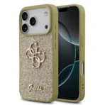 iPhone 17 Pro hoesje glitter goud