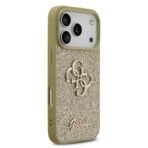 Guess iPhone 17 Pro Backcover hoesje - Big 4G - Fixed Glitter - Goud - Image 4