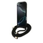 Guess iPhone 17 Pro Backcover hoesje - Crossbody 4G Big Logo - Cord Strap - Bruin - Afbeelding 5