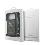 Guess iPhone 17 Pro Backcover hoesje - Crossbody 4G Big Logo - Cord Strap - Bruin - Afbeelding 8