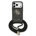 iPhone 17 Pro hoesje crossbody zwart