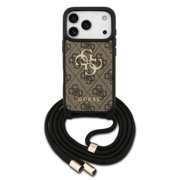 iPhone 17 Pro MagSafe hoesje bruin met koord
