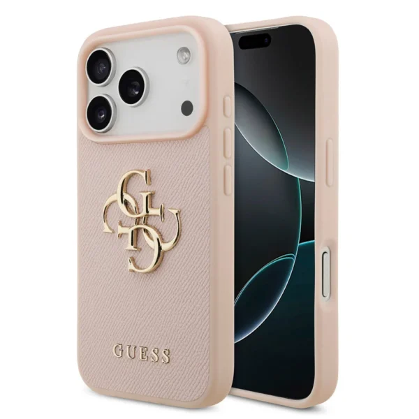 iphone 17 pro hoesje guess roze