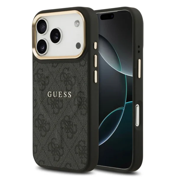 iPhone 17 Pro hoesje MagSafe zwart Guess