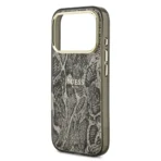 Guess iPhone 17 Pro Backcover hoesje - Magsafe - Python Pattern - Zwart - Afbeelding 6
