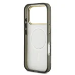 Guess iPhone 17 Pro Backcover hoesje - Magsafe - Python Pattern - Zwart - Afbeelding 5