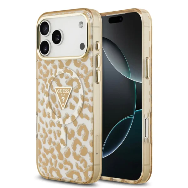 Guess iPhone 17 Pro MagSafe hoesje bruin