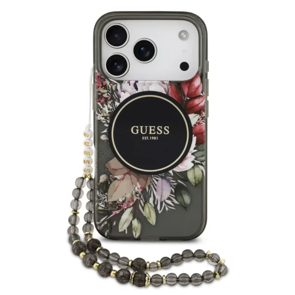 Guess iPhone 17 Pro hoesje MagSafe bloemen