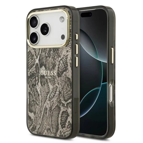 Guess iPhone 17 Pro hoesje MagSafe bruin