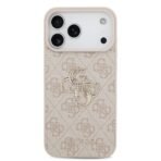 Guess iPhone 17 Pro Max Backcover hoesje - 4G - Big Metal Logo - Roze - Afbeelding 2