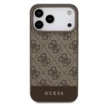 Guess iPhone 17 Pro Max Backcover hoesje - 4G Bottom Stripe - Bruin - Image 3