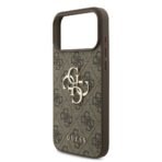 Guess iPhone 17 Pro Max Backcover hoesje - 4G - Big Metal Logo - Bruin - Afbeelding 7