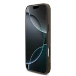 Guess iPhone 17 Pro Max Backcover hoesje - 4G - Big Metal Logo - Bruin - Afbeelding 5