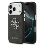 Guess iPhone 17 Pro Max MagSafe hoesje zwart