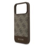Guess iPhone 17 Pro Max Backcover hoesje - 4G Bottom Stripe - Bruin - Image 6