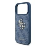 Guess iPhone 17 Pro Max Backcover hoesje - 4G - Big Metal Logo - Blauw - Image 7