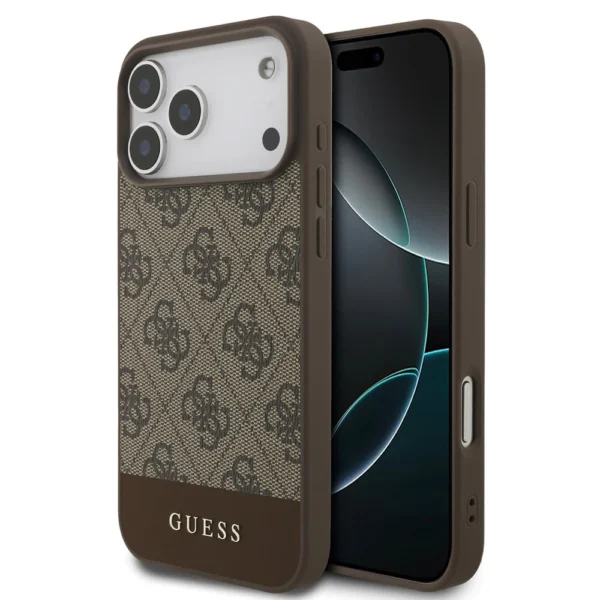 iPhone 17 Pro Max hoesje bruin Guess