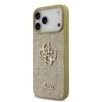 Guess iPhone 17 Pro Max Backcover hoesje - Big 4G - Fixed Glitter - Goud - Afbeelding 4