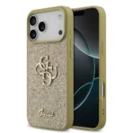iPhone 17 Pro Max hoesje goud glitter