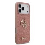 vGuess iPhone 17 Pro Max Backcover hoesje - Big 4G - Fixed Glitter - Roze - Image 2