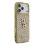 Guess iPhone 17 Pro Max Backcover hoesje - Big 4G - Fixed Glitter - Goud - Afbeelding 2