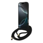 Guess iPhone 17 Pro Max Backcover hoesje - Crossbody 4G Big Logo - Cord Strap - Bruin - Afbeelding 5