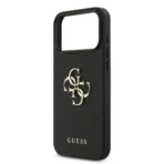 Guess iPhone 17 Pro Max Backcover hoesje - Grained - Big 4G Logo - Zwart - Image 7