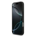 Guess iPhone 17 Pro Max Backcover hoesje - Grained - Big 4G Logo - Zwart - Image 5