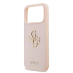 Guess iPhone 17 Pro Max Backcover hoesje - Grained - Big 4G Logo - Roze - Afbeelding 7