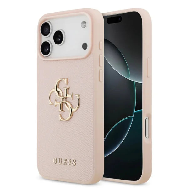 iPhone 17 Pro Max hoesje Guess roze