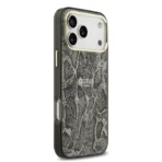 Guess iPhone 17 Pro Max Backcover hoesje - Magsafe - Python Pattern - Zwart - Afbeelding 2