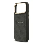 Guess iPhone 17 Pro Max Backcover hoesje - Magsafe PU Leather - 4G Classic Logo - Zwart - Afbeelding 6