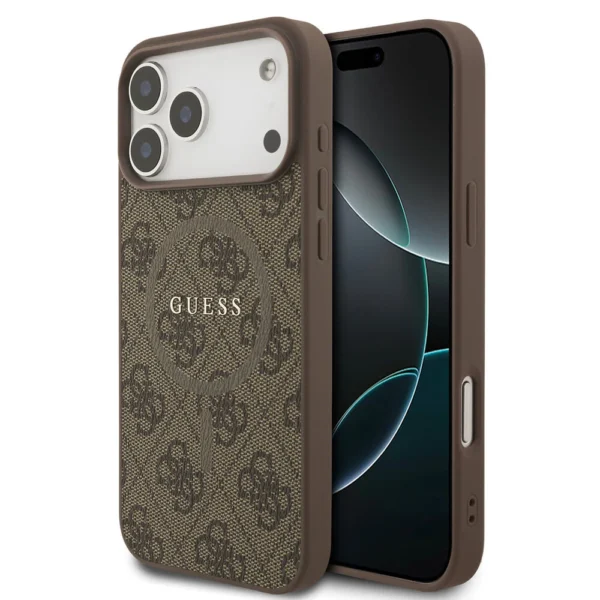 Guess iPhone 17 Pro Max hoesje MagSafe bruin