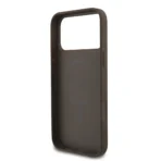 Guess iPhone 17 Pro Max Backcover hoesje - Magsafe PU Leather - 4G Classic Logo - Bruin - Afbeelding 6