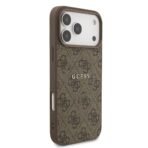 Guess iPhone 17 Pro Max Backcover hoesje - Magsafe PU Leather - 4G Classic Logo - Bruin - Afbeelding 2