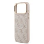 Guess iPhone 17 Pro Max Backcover hoesje - Magsafe PU Leather - 4G Classic Logo - Roze - Afbeelding 6