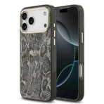 Guess iPhone 17 Pro Max MagSafe hoesje zwart python