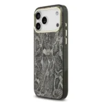Guess iPhone 17 Pro Max Backcover hoesje - Magsafe - Python Pattern - Zwart - Afbeelding 4
