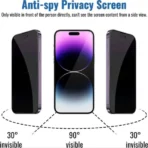 Apple iPhone 14 Max Gorilla 6D Privacy Glass Screen Protector