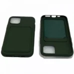 Apple iPhone 11 Pro Max Blauw Luxe achterkant TPU hoesje met Pasjes - Image 13