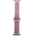 Sportband – Apple Watch Bandje 38/40/41 mm Roze Wit - Image 2